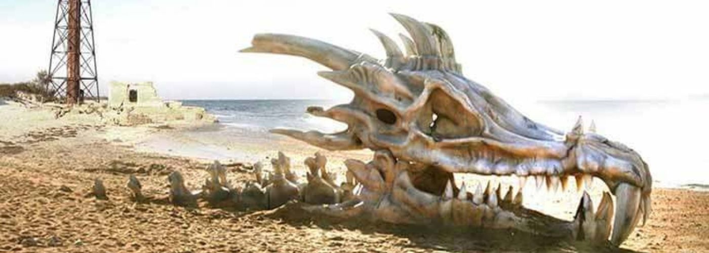 На острове Джарылгач нашли cкелет дракона