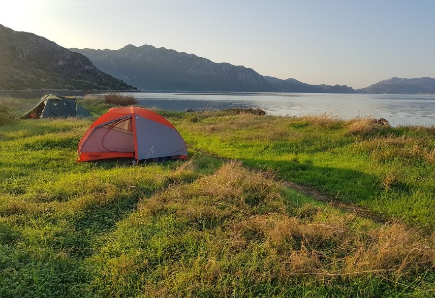 Ночевка в палатках