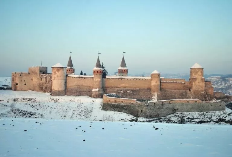 Зимняя Каменец-Подольская крепость