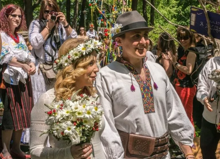 Свадьба в украинских национальных костюмах