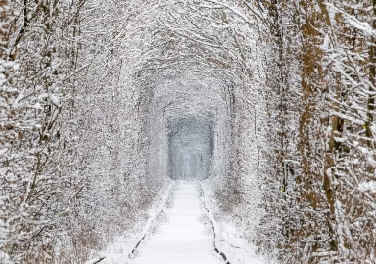 Зимой в тоннеле любви