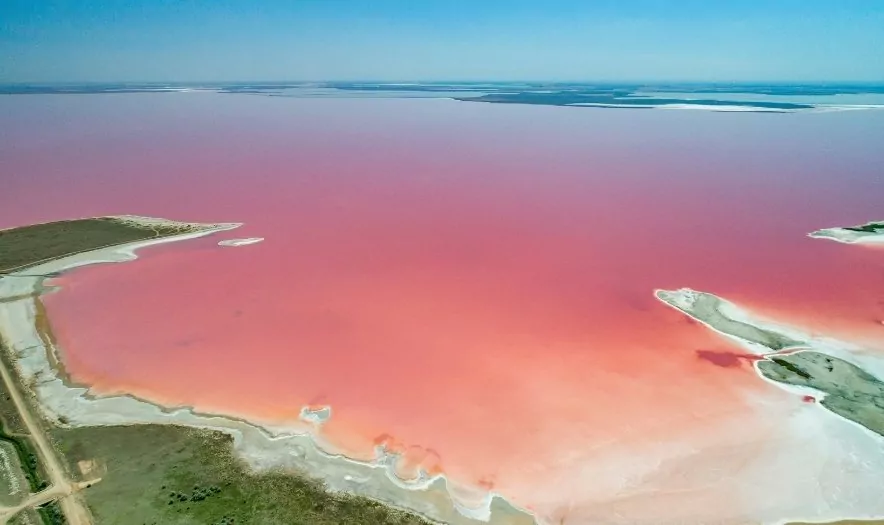 Розовое озеро, Херсонщина