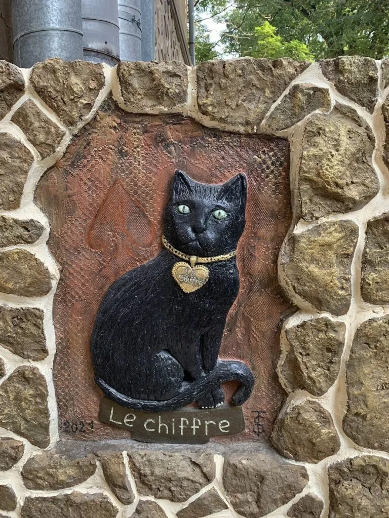Портрет черной кошки